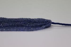 ลูกปัดแทนซาไนต์ธรรมชาติทรงรอนเดลเหลี่ยมเพชรพลอย ขนาด 4 มม. ความยาว 16 นิ้ว สีฟ้า คุณภาพสูง ขายส่งสำหรับทำเครื่องประดับ - Product Image 3