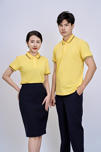 เสื้อโปโลสีเหลืองสำหรับผู้ชาย FMF |   ผ้าฝ้าย 60% โพลีเอสเตอร์ 40% |   ผ้าถักที่ระบายอากาศได้ดี |   โรงงานเวียดนามจัดจำหน่าย - Product Image 4