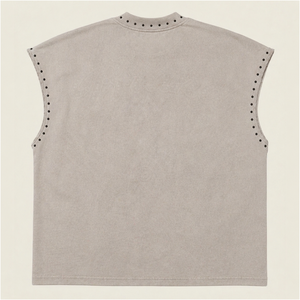 T-shirt en coton sans manches surdimensionné avec imprimé ange, style streetwear, haut en jersey pour homme, respirant, col rond, 300g, doux - Product Image 3