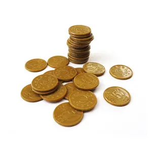Moneta europea da GD-1000 pezzi da 50 centesimi/monete d'oro in plastica/aiuto didattico