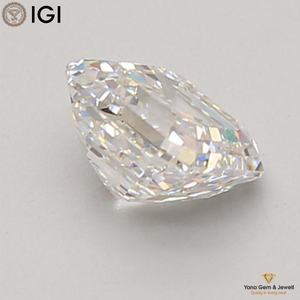 Diamant de laboratoire CVD de 1,50 carat, couleur D, clarté VS2, avec certificat IGI, taille Asscher, pour la création de bagues haut de gamme - Product Image 3