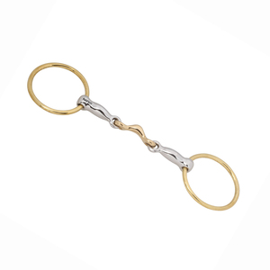 Accesorios Ecuestres de Acero Inoxidable de Primera Calidad - Anillo Suelto, Bocado de Media Luna, Anillos de Latón Cuprium Link, Productos Ecuestres al por Mayor - Product Image 1