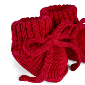 Chaussons d'hiver pour bébé 100% coton écologiques OEM/ODM, chaussettes décontractées tricotées standard 0-3M, couleur et emballage personnalisés Vietnam - Product Image 5