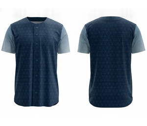 Camiseta de béisbol para hombre, diseño personalizado, ropa deportiva para equipos con logotipo y números personalizados |   Base de Poliéster Transpirable - Product Image 1