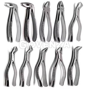 GOVENZA INTERNATIONAL GI-FK-6381 Kit de Pinzas de Extracción Dental Manuales de Acero Inoxidable con Empuñadura Ergonómica, Instrumento Quirúrgico - Product Image 5