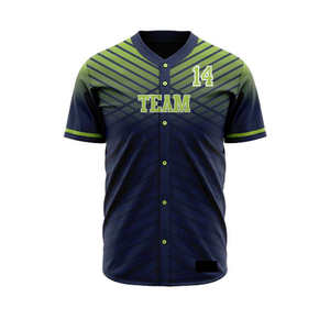 Nuevo Uniforme de Béisbol Transpirable con Diseño Personalizado, 100% Poliéster, Anti-UV, Secado Rápido, Tallas Grandes, Unisex, Colores y Logotipo Personalizados al por Mayor - Product Image 5