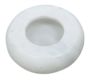 White Aluminum Smokeless Square <b>Ashtray</b> 4 Inch Indoor/Outdoor Use Premium Cigar/Cigarette Holder Durable Heat Resistant Elegant - Product Image 3