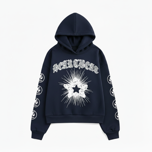 Ensemble de survêtement pour homme avec sweat à capuche délavé, personnalisé, 2 pièces, coupe-vent de poids moyen, grande taille, imprimé numériquement, style streetwear - Product Image 2