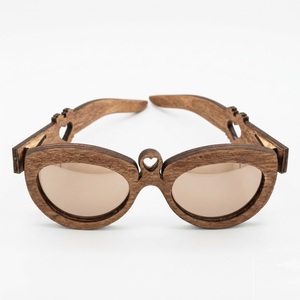 New Retro Natural Wooden Eyeglasses Custom Logo Polarized Double Bridge Sun Glasses Eco Friendly Handmade <b>Men</b> Vintage Sunglasses - Product Image 6