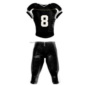 Conjunto de Uniforme de Fútbol Americano Unisex, Personalizado con Impresión, Transpirable, Talla Grande, Top 100% Poliéster de Secado Rápido, Producto de Uniforme Personalizado - Product Image 2