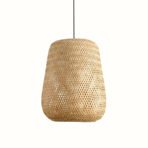 Bamboo Woven Pendant <b>Light</b> for Home Decoration Bedroom <b>Dining</b> Room and Indoor Lighting - Product Image 1