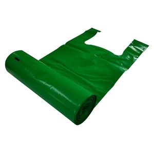 100% reciclado HDPE PET plástico camiseta bolsa con cremallera conveniente embalaje respetuoso con el medio ambiente Impresión de huecograbado para supermercado - Product Image 5