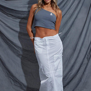 Camiseta sin Mangas Casual para Mujer, Ecológica, de Spandex/Algodón, de Secado Rápido y Transpirable - Product Image 3