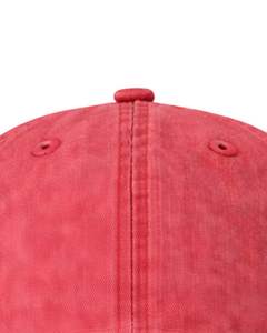 Casquette de baseball en coton délavé rouge, unie, ajustable, unisexe, décontractée, respirante, confortable, personnalisable avec logo, qualité supérieure - Product Image 5