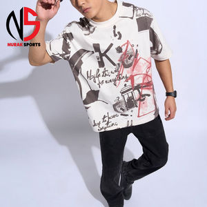 Nouveauté 2026 : T-shirts Oversize Homme en Coton/Polyester – Confortables, Doux, Élégants, Imprimés sur Demande, Respirants, Style Vintage NURAK - Product Image 3