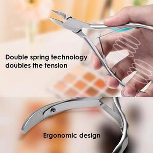 Morje Surgical Double Spring <b>Cuticle</b> Nipper Stainless Steel Precision <b>Cuticle</b> Cutter Nail Grooming <b>Tool</b> - Product Image 5