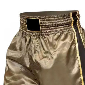 Shorts de boxe personnalisés directement de l'usine, tissu 100% polyester, ceinture élastique, séchage rapide, couleurs personnalisées, logo, utilisation durable, adultes - Product Image 3