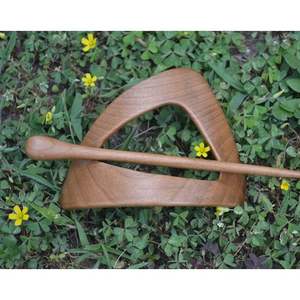 Vente en gros de pinces à cheveux en bois écologiques, accessoires de mode en cristal, exportateur - Product Image 2