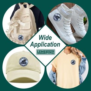 Parche de Lona Bordado Circular con Diseño de Mapache y Contenedor de Basura, Aplique Termoadhesivo para Sombreros y Bolsos - Product Image 5