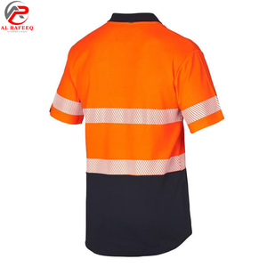 Camiseta Polo de Alta Visibilidad con Logotipo Personalizado de Primera Calidad, Camiseta de Seguridad Reflectante para Carreteras con Alta Visibilidad - Product Image 4