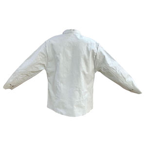 <b>Cow</b> Split Leather Welding Jacket Flame & Spatter Resistant Welder Safety Jacket Industrial PPE Protective Welding Apparel - Product Image 4