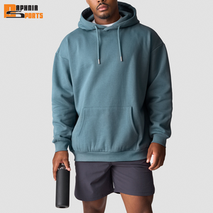 Sudadera con Capucha Casual para Hombre, Corte Regular, 100% Algodón, de Alta Calidad, Ecológica, Tejido Grueso para Invierno, Hombros Caídos - Product Image 2