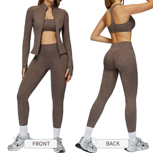 Heavy Fashion Printed Fitness Workout Yoga Set Sports Bra And Legging Set - Product Image 1