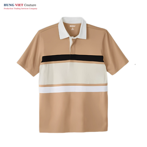 Fabricants de vêtements de golf blancs Logo personnalisé Polo Femme Respirant Hommes Polos de sublimation Fabriqués au Viet Nam - Product Image 5