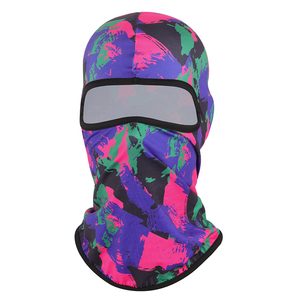 Masque facial balaclava unisexe sur mesure pour le ski d'hiver, les sports, le cyclisme professionnel, la randonnée, en spandex/polyester respirant - Product Image 1