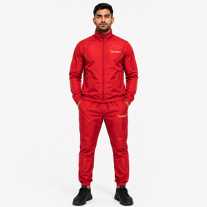 Mens Winter Waterproof Quick Dry Windproof Tracksuit Lightweight Breathable Polyester Full <b>Zip</b> Windbreaker Jacket <b>Jogger</b> Pants - Product Image 1
