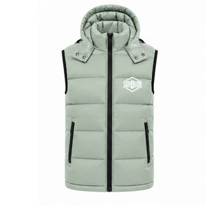 High Performance Men's <b>Winter</b> Vest Lightweight Sleeveless Quilted Jacket with Water Repellent Finish for Outdoor Sports <b>Workwear</b> - Product Image 1
