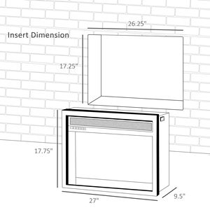 Caminetto LED da Incasso con Telecomando per Uso Interno/Alberghiero, in Acciaio e Vetro, Opzione Lingua Francese, Riscalda la Casa - Product Image 3
