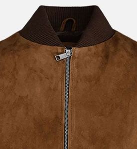 Custom Men Leather Jacket Stand Collar Front Logo Wholesale Premium Motorcycle Casual Streetwear Coat Bulk Supply Best Price - Product Image 5