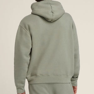 Sweat-shirts à capuche en coton biologique pour hommes, sweat-shirt à capuche personnalisé, sweat-shirt en molleton pour hommes, streetwear en gros - Product Image 4