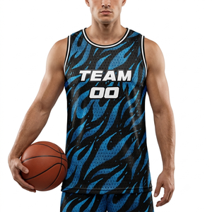 Maillot de basket-ball en mesh respirant de haute qualité, personnalisable OEM, sublimation de haute qualité pour les sports d'été, votre design et vos numéros. - Product Image 4