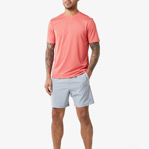 Ensemble short et t-shirt pour homme en coton respirant de haute qualité, nouvelle collection, été, décontracté, OEM - Product Image 5