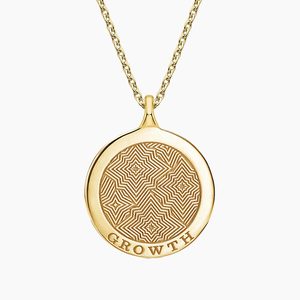 Collier pendentif diamant médaillon soleil rayonnant numéro d'ange 333 - Product Image 2