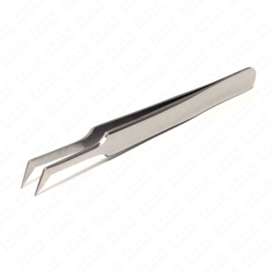 ZULLO INDUSTRIES Stainless Steel Eyelash Tweezers with Custom Logo Pointed Tip <b>Precision</b> <b>Tool</b> for Volume Lash Extensions - Product Image 5