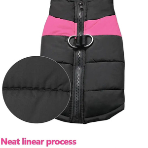 As Per Customer Demands Made <b>Pet</b> Clothes Padded Stand <b>Collar</b> Zipper Up Puffer Jackets Best Selling Casual Wear Dogs Winter Coats - Product Image 3