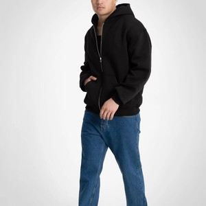 <b>Top</b> Quality 475GSM Heavyweight Cotton Hoodies <b>Raglan</b> Sleeve Pullover Custom Embroidery Winter Bulk Manufacturer Supplier - Product Image 4