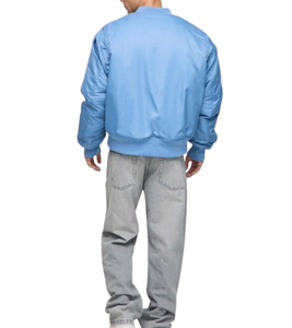 Abrigos de Piloto para Hombre, Gruesos y Extra Grandes, con Logotipo Personalizado, Chaqueta de Piloto Retro MA-1 con Cremallera - Product Image 6