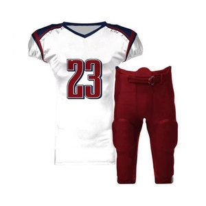 Dernier design d'uniforme de football américain, nouveau style, uniforme de football américain pour jeunes, prix de gros, polyester de haute qualité - Product Image 4