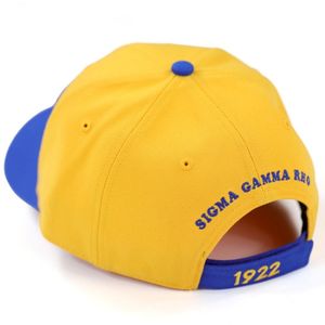 หมวกแก๊ปปักลายตัวอักษร Sigma Gamma Rho สีทอง หมวกเบสบอลปรับขนาดได้ หมวกกีฬาลำลอง แฟชั่นเครื่องประดับศีรษะ รับผลิตแบบ OEM ODM - Product Image 3