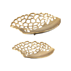 ถาดเสิร์ฟอลูมิเนียมเคลือบนิกเกิลลายนูน ดีไซน์หรูหราทันสมัย สำหรับตกแต่งบ้านและใช้ในครัว - Product Image 1