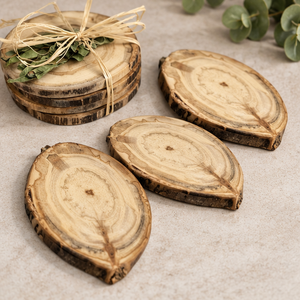 Posavasos de resina y madera de latón AK, Juego de 4 posavasos Premium de diseño de lujo para decoración de mesa, acento/utensilios de cocina - Product Image 3