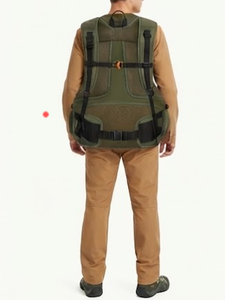 Gilet de chasse léger pour hommes, vêtement de terrain avec poches pratiques, vente en gros, gilet de chasse en montagne pour hommes, vêtements de plein air - Product Image 3