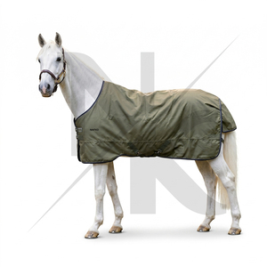 Couverture pour chevaux de qualité export, OEM, imperméable, légère, respirante, pour l'extérieur, protection contre la pluie en écurie - Product Image 2