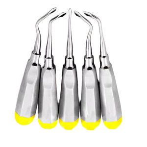 Juego de Elevadores Dentales Premium Estilo Dogmatic, Instrumentos Reutilizables de Acero Inoxidable con Empuñadura Acolchada Suave, Certificación CE - Product Image 3