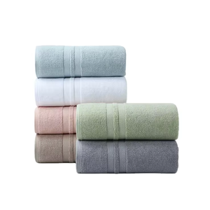 Ensemble de serviettes de voyage et de nettoyage en microfibre de luxe personnalisées, séchage rapide, 100 % coton, pour bébé, visage et bain, qualité hôtelière supérieure - Product Image 3
