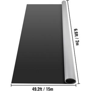 Pavimento da Ballo Portatile 6.6x49.2ft, Spessore 1.5mm, in PVC Grigio/Nero, per Pratica, Rotolo di Pavimento da Ballo Spessore 5mm - Product Image 5